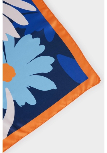 Defacto Kadın Desenli Fular G1574ax25wnnv2 Lacivert