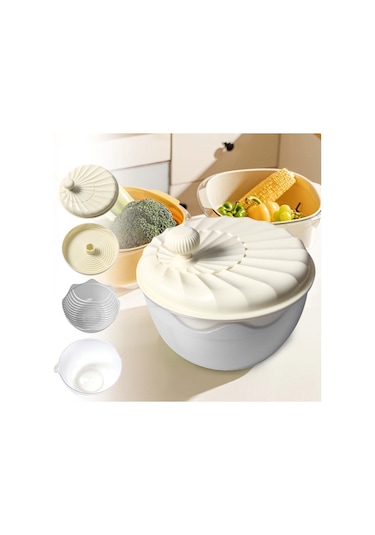 Suntek Salata Kurutucu Marul Süzgeç Kurutucu Sebze Hazırlama