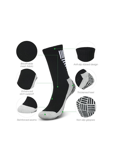 Yuntech01 F13 Orta Boy Futbol Çorabı - Beyaz Renk, M Beden 35-39 Beyaz