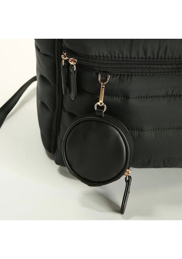 M&y Puff Anne Bebek Bakım Sırt Çantası 7335 Siyah Siyah