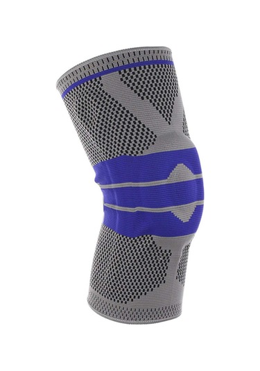 Dirsek Ve Diz Pedleri - Pc Basketbol Desteği Silikon Yastıklı Diz Pedleri Gri, M