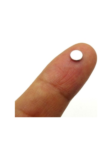 100 Adet Neodyum Mıknatıs Magnet - D5x1mm Yuvarlak Mini Neodyum