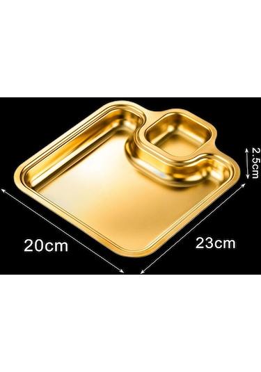 Suntek Kızartma Tavası Bakeware Bölmesi Sarımsak Altın