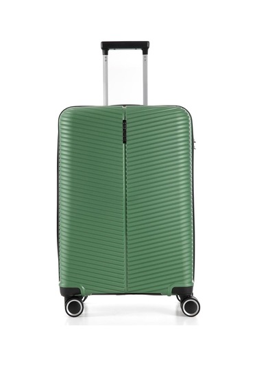Ççs 5224 Polipropilen Büyük Boy Valiz-metalik Yeşil