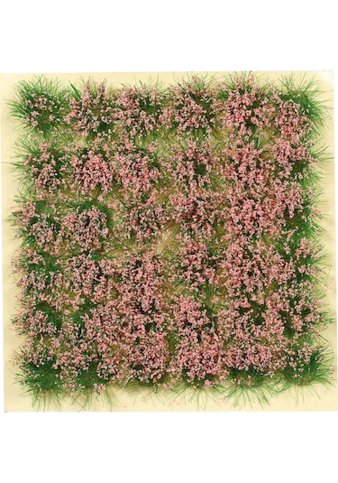 Teltree Dıy Peyzaj Dekorasyonu İçin Yapışkanlı Mini Çiçek Kümeleri, Maket Çim Demetleri, 3 Stil Seçeneği Diğer