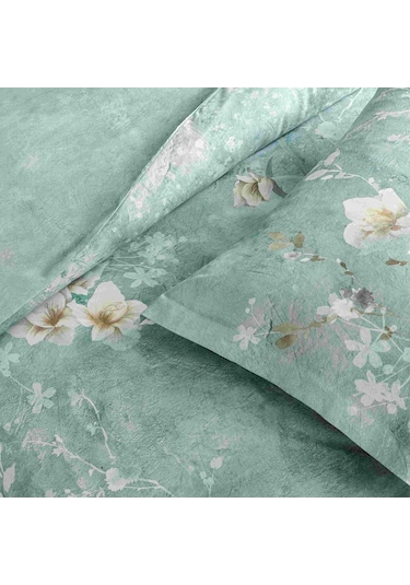 Linens Sc Seine Nevresim Takımı Çift Kişilik Turkuaz Turkuaz