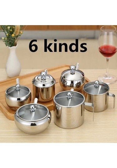 Westworld Ahşap I Seramik Şekerlik Biber Depolama Kavanoz Ev Dekor S