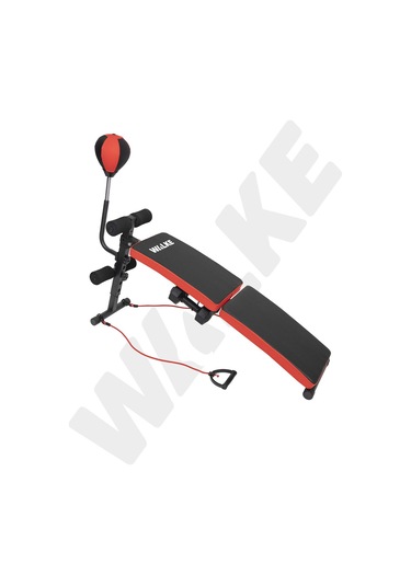 Walke Bench Fitness Ağırlık Sehpası - Katlanabilir Mekik Aleti ve Boks Topu - Tüm Vücut Egzersiz Aleti