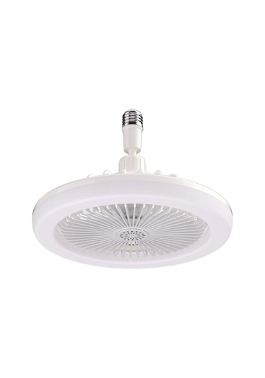 Ximistore9 3 Renk Ayarlı Led Avize Ve Fan, Sessiz Motor Ve Zamanlayıcılı 2'si 1 Arada Tavan Tipi Fan Beyaz