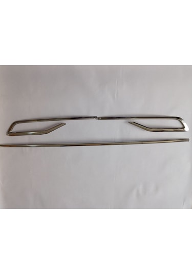 Volkswagen Taigo Krom Reflektör Çerçevesi 3 Parça 2022 Ve Üzeri Paslanmaz Çelik