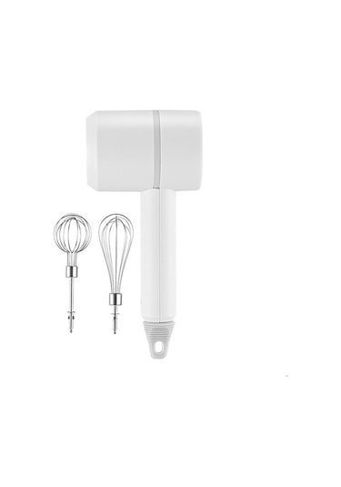 Soulader Kablosuz Mini Mikser İle Pratik Yumurta Çırpma Ve Karıştırma - Şarj Edilebilir Mutfak Aleti Beyaz