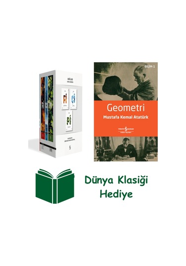 Azra Kohen Kutulu Set Fi-çi-pi + Geometri + Dünya Klasiği Hediye