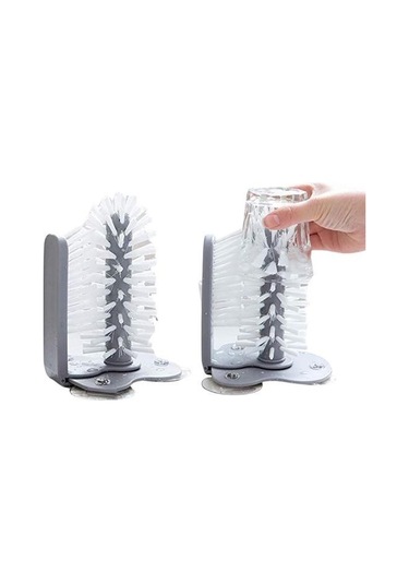 Zmc Bilişim Pratik Kolay Fonksiyonel Vantuzlu Elde Bulaşık Yıkama Fırçası