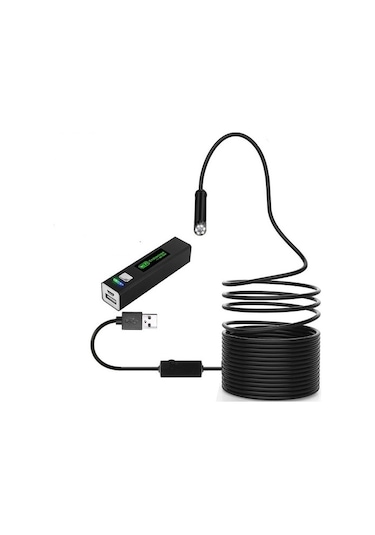 Wi-fi İle Çalışan Endoskop Yılan Kamera 10 Metre Sert Kablo 8mm