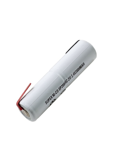 Supex 2.4V 2000 Mah 2Li Dik Süpürge Pili