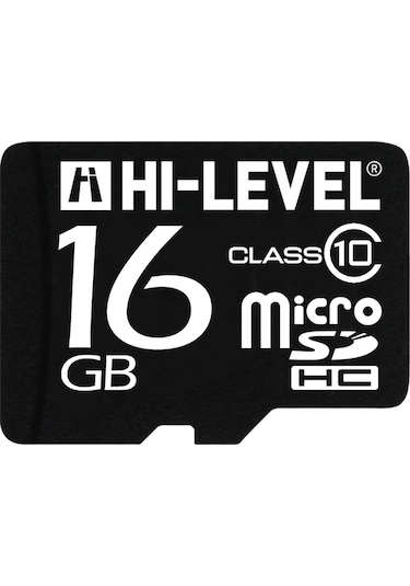 Hi-Level HLV-MCSDC10/16G 16 GB MicroSDHC Class 10 Hafıza Kartı + Adaptör