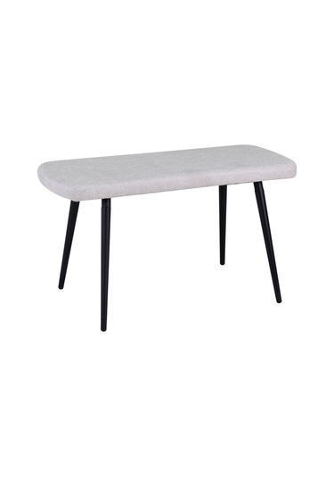 Vilinze Eames Ahşap Ayak Mutfak Masası Bankı Siyah