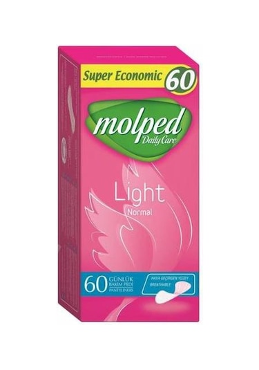 Molped Her Gün Ferahlık Günlük Ped 60'lı