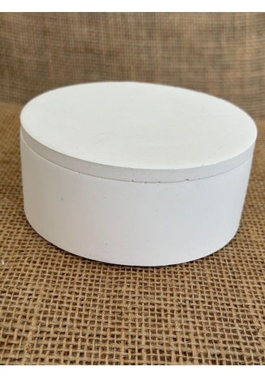 Kapaklı Dekoratif Yuvarlak Saklama Kutusu, Yuvarlak Obje, Ev Dekoru