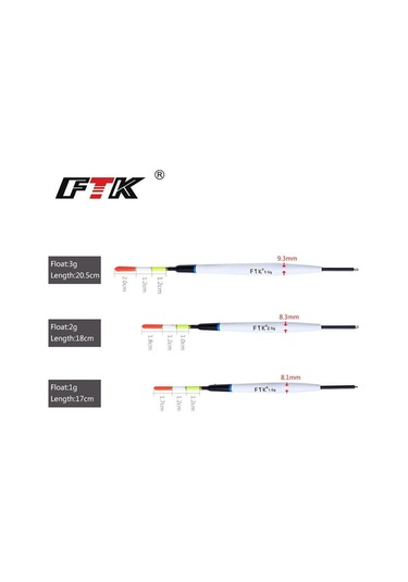 Ftk 2 Adet/5 Adet Balıkçılık Barguzinsky Köknar Bobber Şamandıra 1g 2g 3g Uzunluk 17-20.5 Cm Sazan Olta Takımı 5pcs 3g