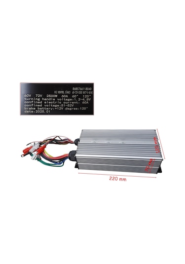 Elektrikli Bisiklet Akıllı Beyin 60-72v 2500w
