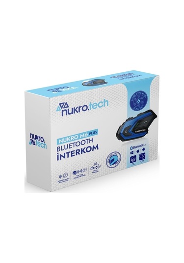 Nukro M6 Plus 6 Kişilik Intercom & Bluetooth