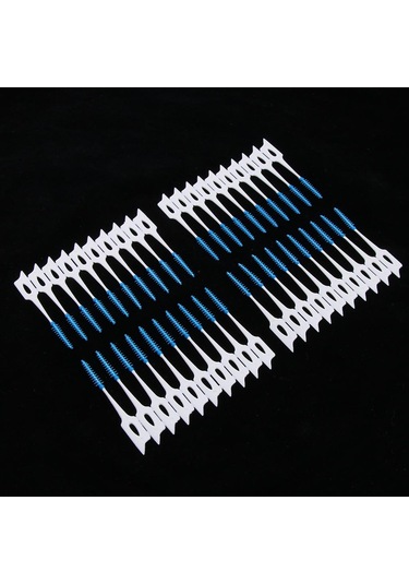 Suntek 40x Silikon Diş Arası Kürdan Ipi Temiz Fırça Ağız Bakımı