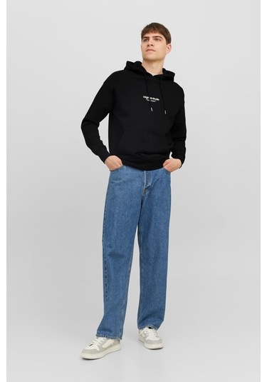 Jack&jones Jorvesterbro Sweat Hood Noos Siyah 001