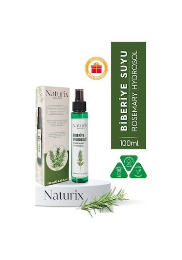Naturix Doğal Dökülme Karşıtı ve Saç Uzamasını Destekleyici Biberiye Suyu 100 ML