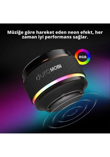 Shopytech Kemik İletimli Kablosuz Bluetooth Hoparlör Rgb Neon Işıklı Manyetik Ip54 Su Sıçramasına Da