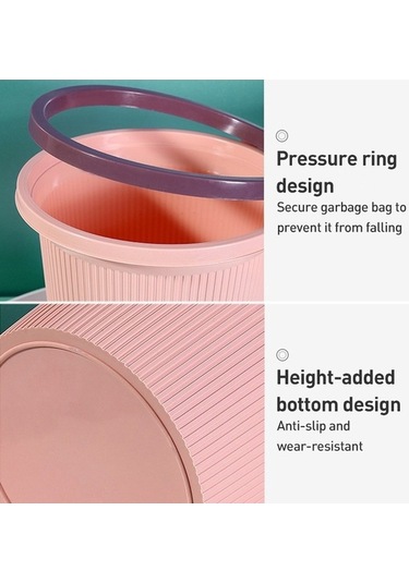 Tongxida Yaratıcı Klasör Çöp Kutusu Pembe Pembe