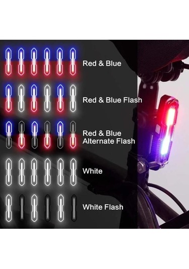 Forte Gt 6017-3 Bisiklet Yüksek Güç Cob Ön Far Usb Şarjlı Siyah