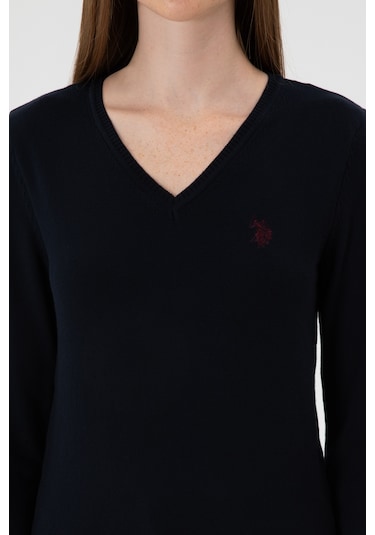 U.s. Polo Assn. Kadın Lacivert Kazak /triko 50313590-vr033 Lacivert