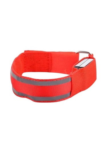 Mavi Sevinç Seç Gece Koşu Bisikleti İçin Yansıtıcı Led Işık Kol Kol Bandı Kayışı Emniyet Kemeri Mavi Mavi