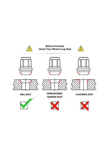 Nayomiglow 1907wr-20am Krom Fabrika Stili M12x1.5 Yarıçaplı Koltuk Somunu Honda Ve Acura İçin Rondelalı, 20 Paket Diğer