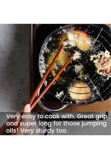 Moveevo 16.5 Cm Kırmızı Mutfak Ahşap Çatal Seti, 2 Çift Paket Toplam 4 Adet Kırmızı