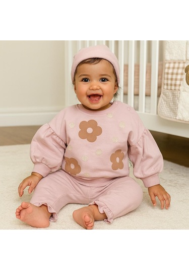 Angola Papatyalar Omuzdan Çıtçıtlı 2 Li Takım Pudra