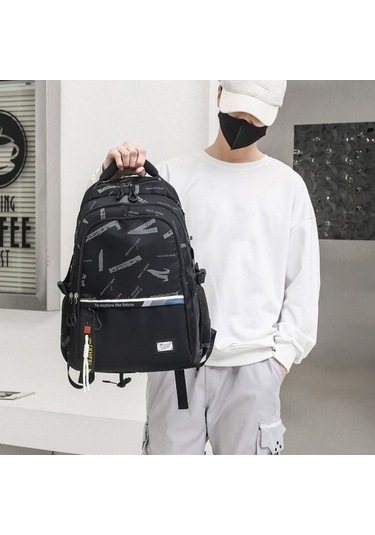 Novahub Gençler Erkekler İçin Seyahat Laptop Sırt Çantası Okul Çantası Rahat Kitap Çantası, Stil: Kamuflaj Gri Diğer, Moda Tasarım Diğer