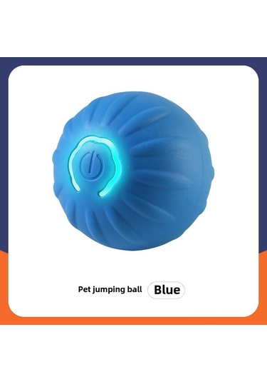 Hangfox Köpek Oyuncakları Dayanıklı Kauçuk Top: Otomatik Kendini Eğlendirici, İç/dış Mekan Kullanıma Uygun, Alçak Ağırlık, Sinematiği Ve Rahatlama Saglar Mavi