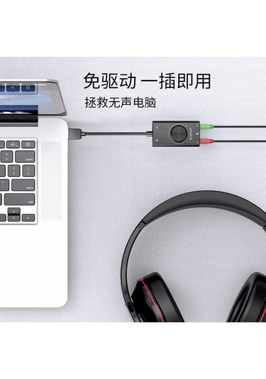 Neevoyu Orico Sc2 Dış Usb Ses Kartı - Kulaklık Bağlantısı, Sürücü Gerektirmeyen, Masaüstü, Dizüstü Bilgisayar Ve Ps4 Uyumlu