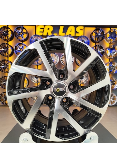 4 Adet T-6114 6 15 5 112 Et42 57,1 Black Mack Jant Takım