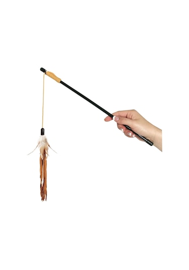 Karlie Flamingo 50 CM Deri Tüylü Kedi Oltası