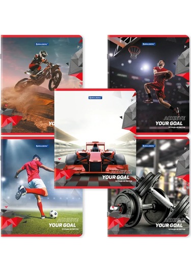 Brauberg Kareli Defter 48 Yaprak A5 5'li Set 169588694