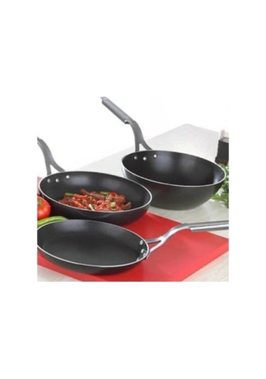 Lazzetti Wok Tava 40 Cm Siyah