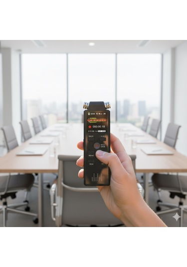 Ultratekno Kb50 32 Gb Premium Yeni Model Led Ekranlı Çift Mikrofonlu Profesyonel Ses Kayıt Cihazı Türkçe Menülü