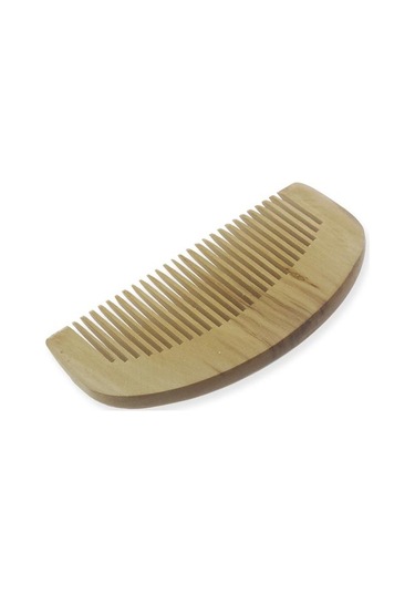 Mutluadim 12 Adet Ahşap Tarak Kahverengi