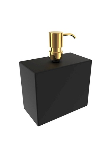 Bocchi Catanıa Sıvı Sabunluk Tezgah Üstü Siyah Cam Altın 3105-0001-eg Krom