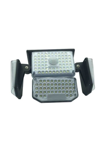 YCL YSB-200 100W Solar Led Bahçe Aydınlatma Siyah