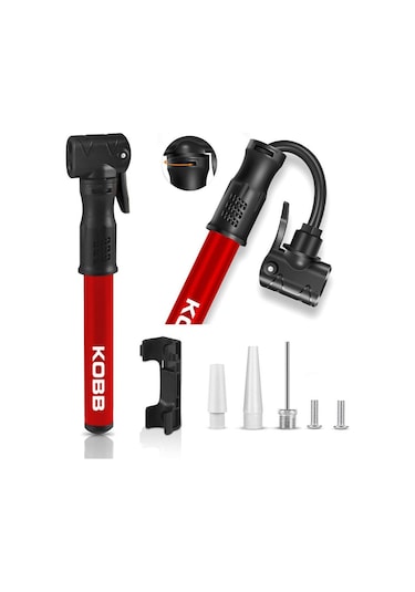 Kobb Kb2203 87 Psı Bisiklet Lastik Şişirme Taşınabilir Mini El Pompası + Bisiklet Montaj Aparatı
