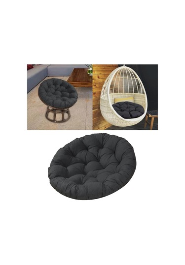 Suntek Magideal 24inx24 "veranda Koltuk Minderi Sandalye Pedleri Siyah